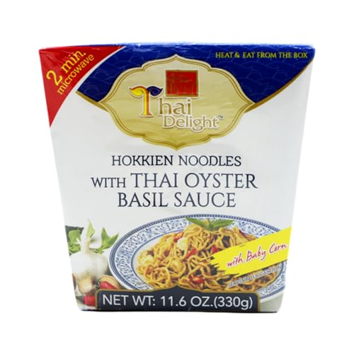 Thai Delight Multipak Hokkien Noodles Noedels Thai Oyster Basil Saus 4 x 330gram von Damsouq