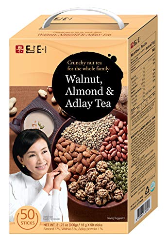 [HEALTH TEA] Korea Food Walnut Almond Job's Tears Tea 18g X 50t 호두 아몬드 율무차 by damtuh von damtuh