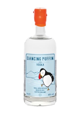 Dancing Puffin Vodka aus Schottland - Fünfmal destilliert - Gold Small Producer Award - 0,7L Flasche - 40% Vol. Dancing Puffin Vodka aus Schottland - Fünfmal destilliert - Gold Small Producer Award - 0,7L Flasche - 40% Vol. von Dancing Puffin