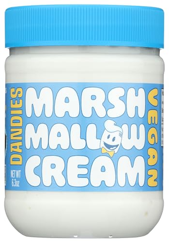 Dandies Vegane Marshmallow Cream, 178,60 g – Fluffige, pflanzliche Marshmallow-Creme ohne künstliche Aromen oder Allergene, perfekt für Desserts, Sandwiches und S'mores Dandies Vegane Marshmallow Cream, 178,60 g – Fluffige, pflanzliche Marshmallow-Creme ohne künstliche Aromen oder Allergene, perfekt für Desserts, Sandwiches und S'mores von Dandies