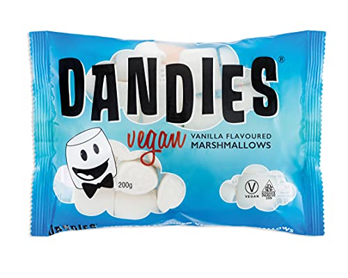 Dandies Vegane Marshmallows mit Vanillegeschmack, 200 g, vegetarisch freundlich, glutenfrei, gentechnikfrei, ohne künstliche Aromen oder Farbstoffe, koscher, allergenfrei, auf pflanzlicher Basis Dandies Vegane Marshmallows mit Vanillegeschmack, 200 g, vegetarisch freundlich, glutenfrei, gentechnikfrei, ohne künstliche Aromen oder Farbstoffe, koscher, allergenfrei, auf pflanzlicher Basis von Dandies