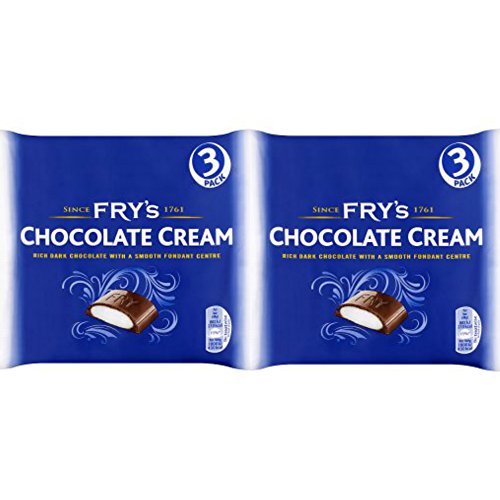 frys Fry's Schokoladencreme Chocolate Cream Riegel x 6 von Fry's