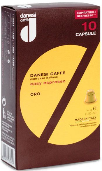 Danesi Oro Nespresso®*-kompatible Kapseln von Danesi Caffè