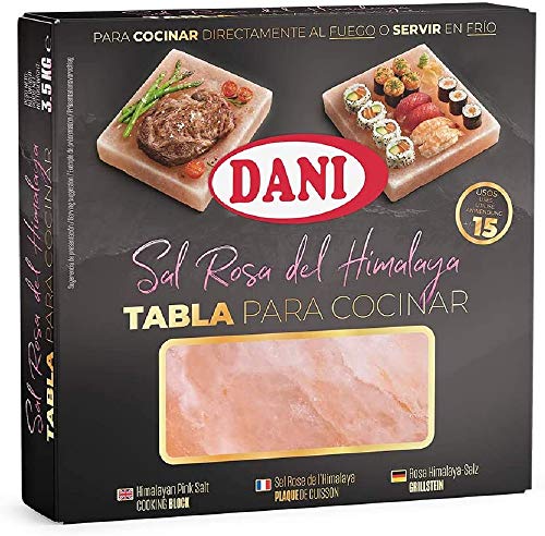 Dani - Himalayan Pink Salt Table (Salt Range Pakistan) zum Kochen, 3500 g von Dani