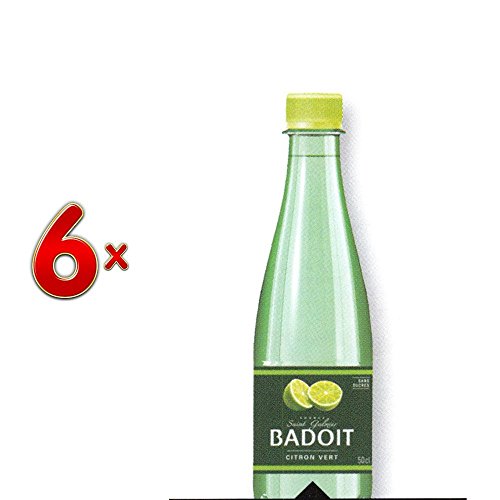 Badoit Lime PET 5 x 6 x 500 ml Flasche (Mineralwasser mit Limettengeschmack) von Danone Waters Deutschland GmbH