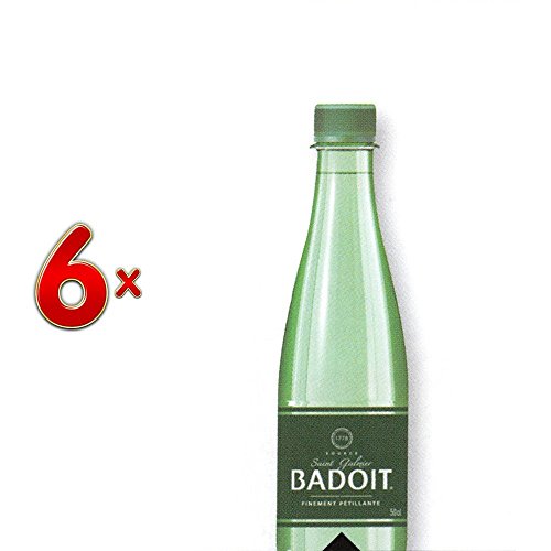 Badoit Verte PET 5 x 6 x 500 ml Flasche (Mineralwasser mit Kohlensäure) von Danone Waters Deutschland GmbH