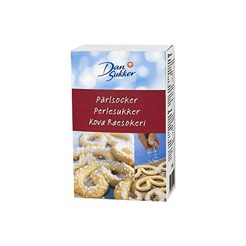 Dansukker Parlsocker Coarse Hagelzucker (500g) - Packung mit 6 von Dansukker