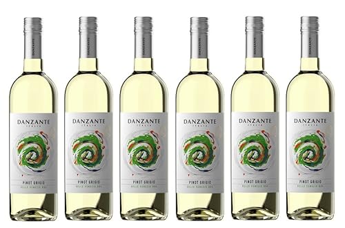 6x 0,75l - 2023er - Danzante - Pinot Grigio delle Venezie D.O.P. - Veneto - Italien - Weißwein trocken 6x 0,75l - 2023er - Danzante - Pinot Grigio delle Venezie D.O.P. - Veneto - Italien - Weißwein trocken von Danzante