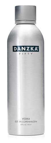 Danzka | Fifty | Vollkorn | Premium - Wodka | 1 x 1000ml | Aluminiumflasche | Skandinavisches Design | Copenhagen von Danzka