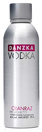 Danzka | Cranraz | Premium - Wodka | 1 x 700ml | Aluminiumflasche | Skandinavisches Design | Copenhagen von Danzka Vodka