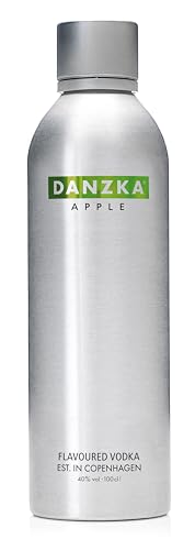 Danzka | Apple | Premium - Wodka | 1 x 1L | Aluminiumflasche | Skandinavisches Design | Copenhagen von Danzka