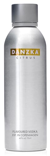 Danzka | Citrus | Premium - Wodka | 1 x 700ml | Aluminiumflasche | Skandinavisches Design | Copenhagen von Danzka