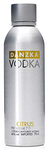 Danzka | Citrus | Premium - Wodka | 1 x 700ml | Aluminiumflasche | Skandinavisches Design | Copenhagen von Danzka
