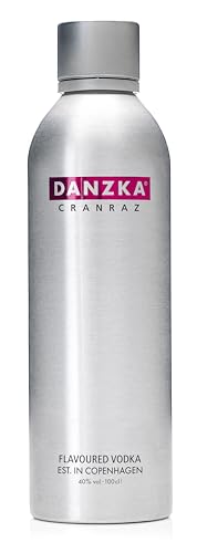 Danzka | Cranraz | Premium - Wodka | 1 x 1L | Aluminiumflasche | Skandinavisches Design | Copenhagen von Danzka