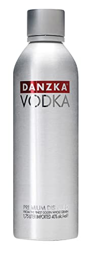 Danzka | Original | Premium - Wodka | 1 x 1,75L | Aluminiumflasche | Skandinavisches Design | Copenhagen von Danzka