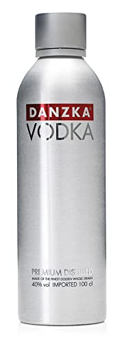 Danzka | Original | Premium - Wodka | 1 L | Aluminiumflasche | Skandinavisches Design | Copenhagen von Danzka