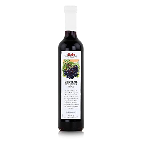 Darbo Fruchtsirup - Schwarzer Holunder - 0,50 l von Darbo