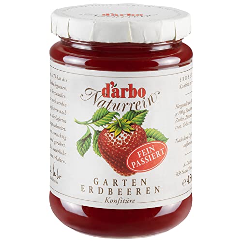 Darbo Naturrein Erdbeeren Konfitüre fein passiert, 450 g Glas Darbo Naturrein Erdbeeren Konfitüre fein passiert, 450 g Glas von Darbo