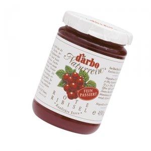 Darbo Naturrein - Rote Ribisel - fein passiert - 6 x 450 g von D'Arbo