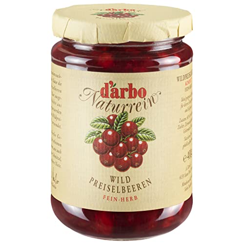 Darbo Wildpreiselbeeren Kompott fein-herb, 400 g Glas Darbo Wildpreiselbeeren Kompott fein-herb, 400 g Glas von Darbo