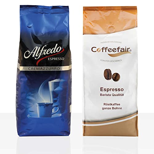 Darboven Alfredo Cremazzurro Espresso 6 x 1kg + Coffeefair Espresso 1kg von Darboven