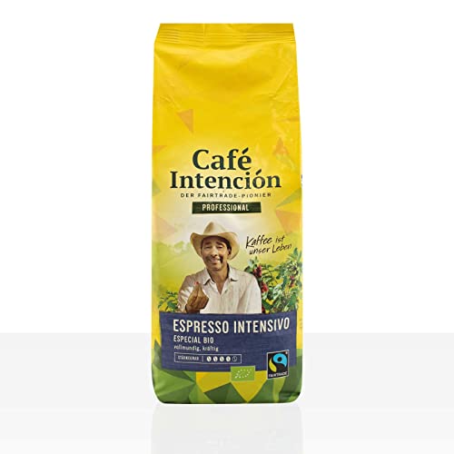 Darboven Cafe Intencion Professional Espresso Intensivo Especial Fairtrade - 6 x 1kg ganze Kaffee-Bohne von Darboven