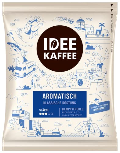 Darboven Idee Kaffee Classic (halbe Kanne) 60 x 35g Pouch Filterbeutel von Fairtrade J.J.Darboven