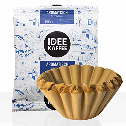 Darboven Idee Kaffee Classic Aromatisch 42 x 60g Kaffee gemahlen + 50 Korbfilter, Servicepaket Darboven Idee Kaffee Classic Aromatisch 42 x 60g Kaffee gemahlen + 50 Korbfilter, Servicepaket von Fairtrade J.J.Darboven