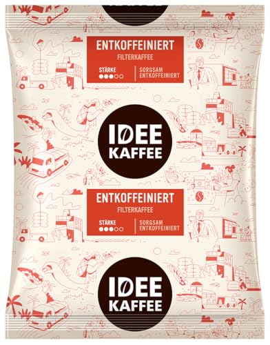 Filterbeutel IDEE Entkoffeiniert 50 x 60g gemahlen Filterbeutel IDEE Entkoffeiniert 50 x 60g gemahlen von Fairtrade J.J.Darboven