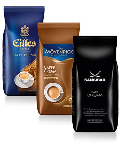 J.J. Darboven Caffe Crema Deluxe Set je 1000 g ganze Bohnen J.J. Darboven Caffe Crema Deluxe Set je 1000 g ganze Bohnen von Fairtrade J.J.Darboven