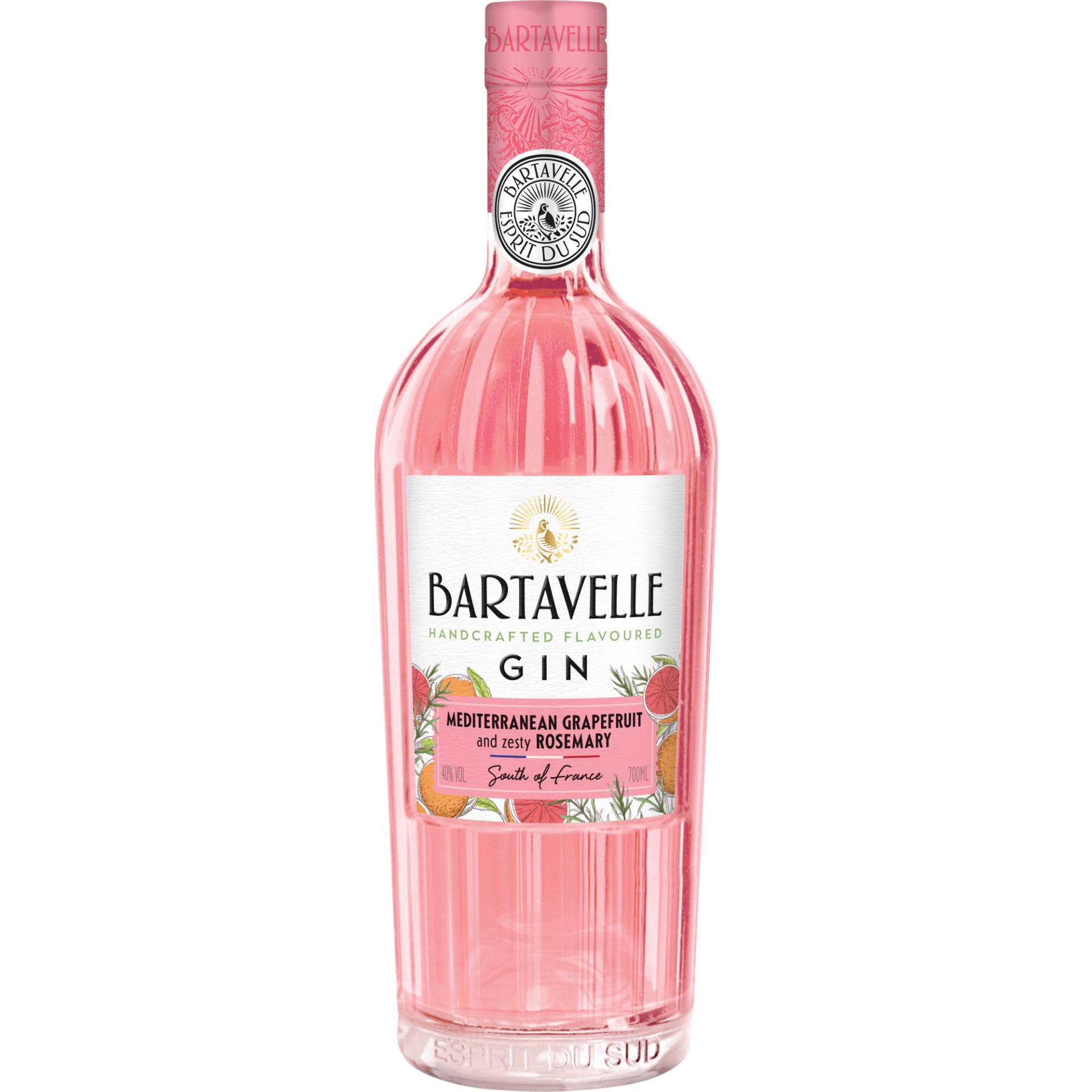 Bartavelle Gin Grapefruit & Rosemary, Provence, 0,7 L, 40% Vol., Provence, Spirituosen Bartavelle Gin Grapefruit & Rosemary, Provence, 0,7 L, 40% Vol., Provence, Spirituosen von Dare and Drinks SAS, 535 Route des Lucioles, 06560 Valbonne - France