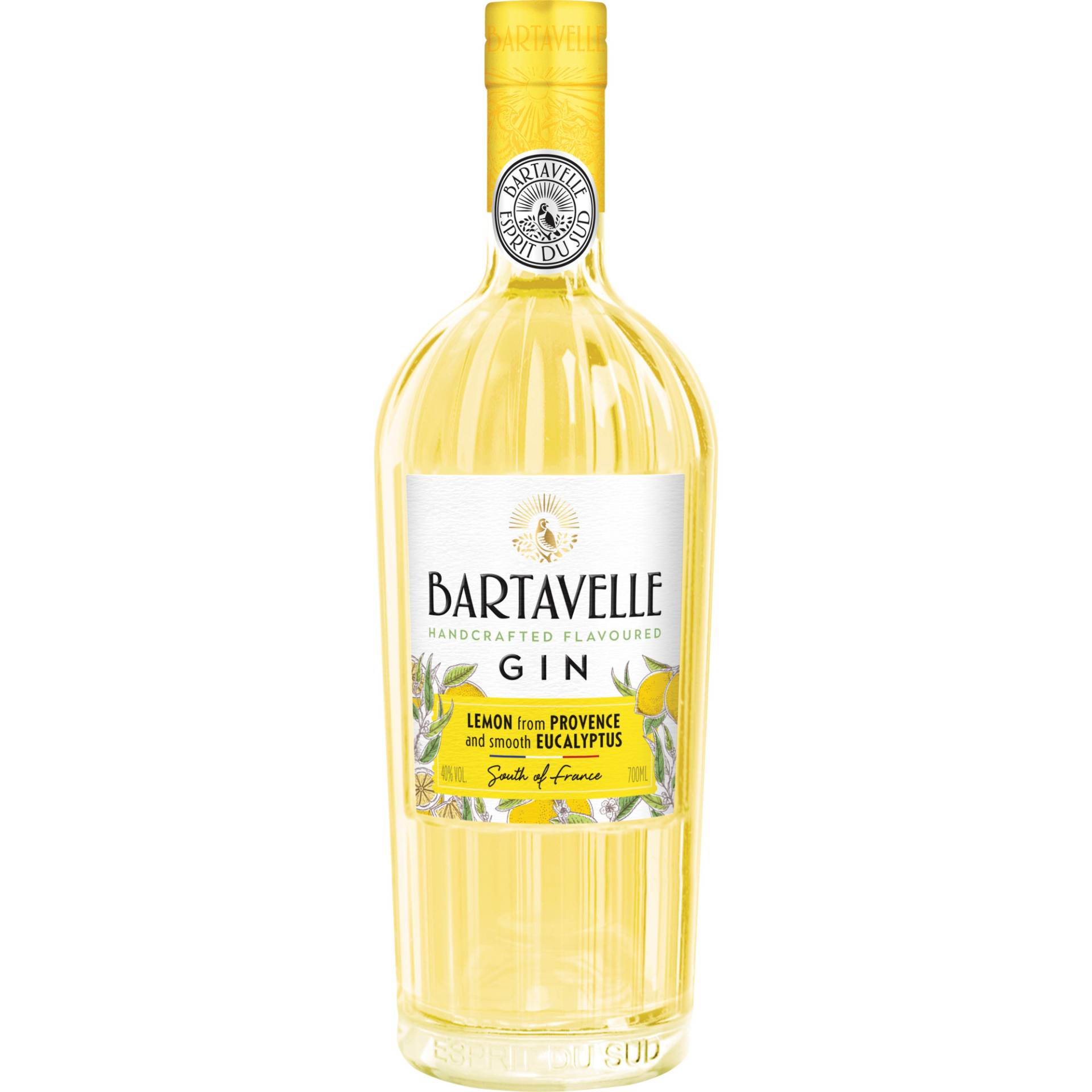 Bartavelle Gin Lemon & Eucalyptus, Provence, 0,7 L, 40% Vol., Provence, Spirituosen Bartavelle Gin Lemon & Eucalyptus, Provence, 0,7 L, 40% Vol., Provence, Spirituosen von Dare and Drinks SAS, 535 Route des Lucioles, 06560 Valbonne - France
