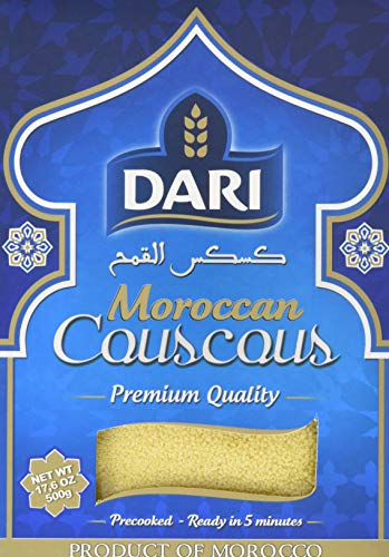 Dari Couscous (aus Marokko, Premium, schnelle Zubereitung) 6er Pack (6 x 500g) von Dari