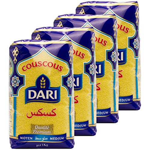 Dari - Couscous Mittel - Kuskus aus Marokko im 4er Set á 1 kg von Dari