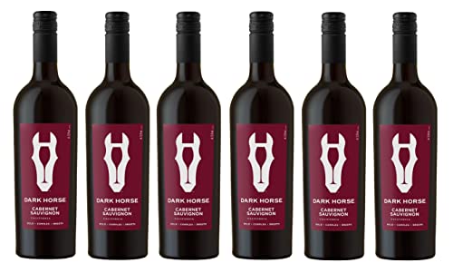 6x 0,75l - Dark Horse - Cabernet Sauvignon - Kalifornien - Rotwein trocken von Dark Horse