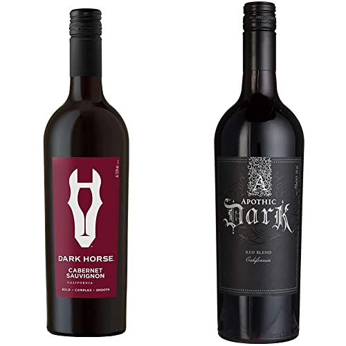 Dark Horse Cabernet Sauvignon Trocken (1 x 0.75l) & Apothic Dark Trocken (1 x 0.75l) von Dark Horse