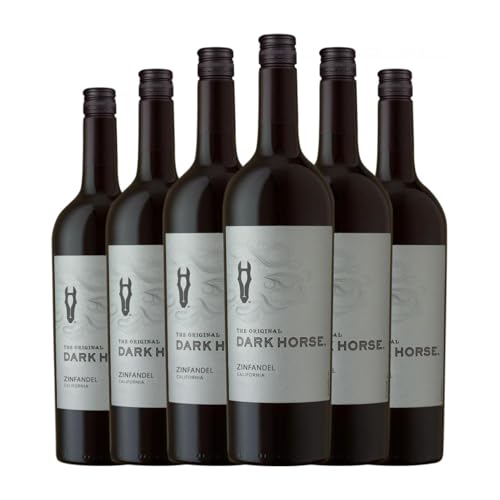 Dark Horse Zinfandel Western Cape 75 cl Rotwein (Karton mit 6 Flaschen von 75 cl) von Dark Horse