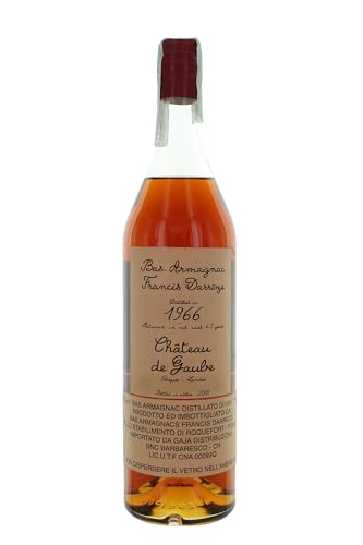 Bas Armagnac Francis Darroze 1966 Chateau De Gaube Cassetta Legno von Darroze