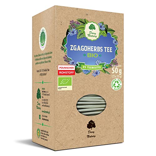 Zgagoherbs - Bio-Tee gegen Sodbrennen: effektive Wirkung und natürliche Inhaltsstoffe für eine gesunde Verdauung und Magenentlastung (25 x 2 g) - DARY NATURY von Dary Natury