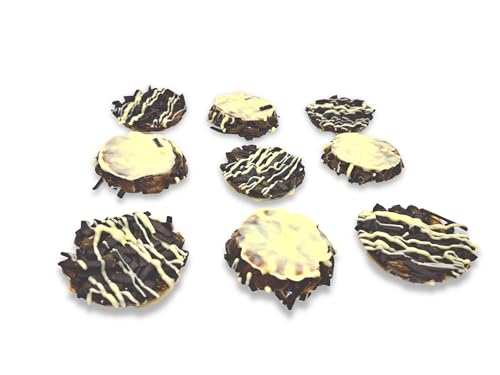 Florentiner-Art Lakritz-Kürbiskern 280g ca. 20 Stück Keks mit Lakritze handgemacht von Das Keks-Backstübchen