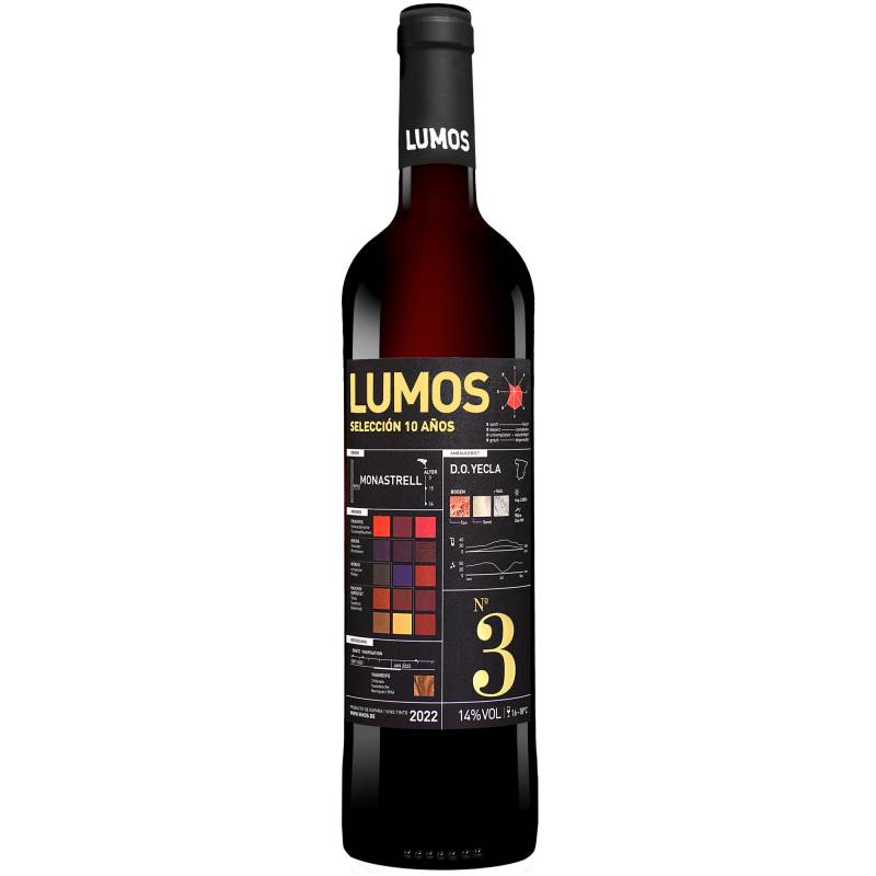 LUMOS No.3 Monastrell 2022  0.75L 14% Vol. Rotwein Trocken aus Spanien von Das Lumos-Projekt