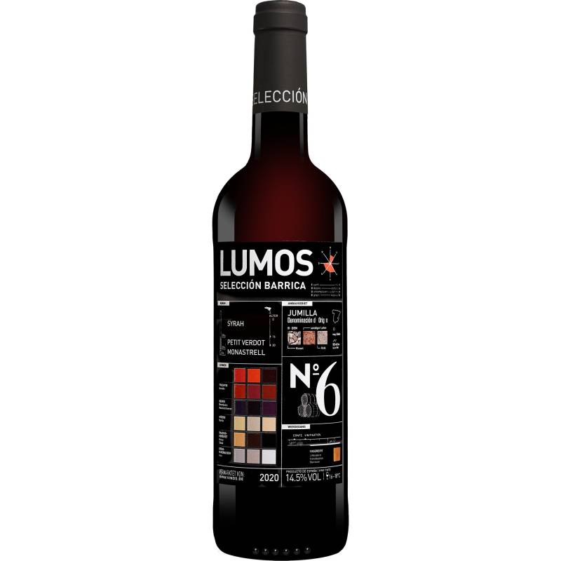 LUMOS No.6 Selección Barrica 2020  0.75L 14.5% Vol. Rotwein Trocken aus Spanien von Das Lumos-Projekt
