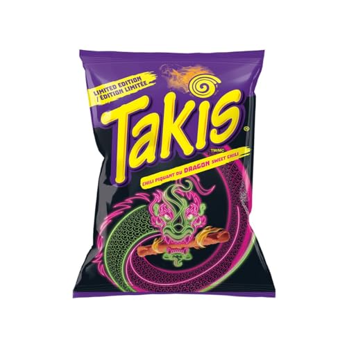 Takis Dragon Sweet Chili 90g gerollte Nacho Chips Takis Dragon Sweet Chili 90g gerollte Nacho Chips von Dave's American Food