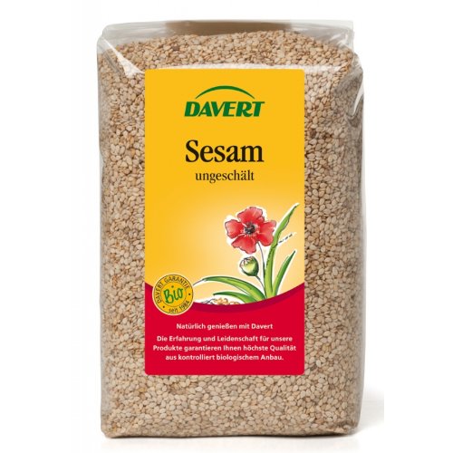 Sesam, ungeschält 500g von Davert