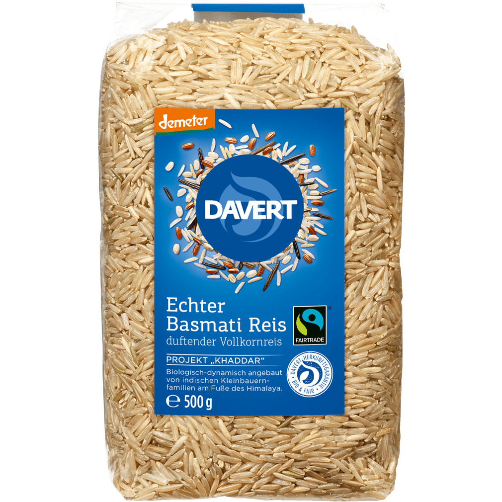 Bio Echter Basmati Vollkornreis von Davert