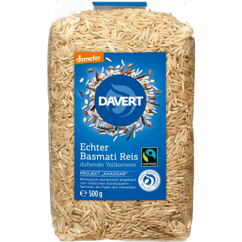 Bio Echter Basmati Vollkornreis von Davert