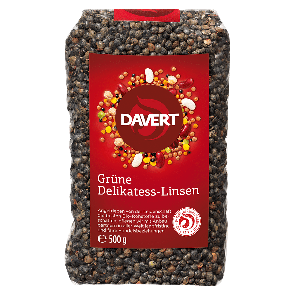 Bio Grüne Delikatess-Linsen Bio Grüne Delikatess-Linsen von Davert