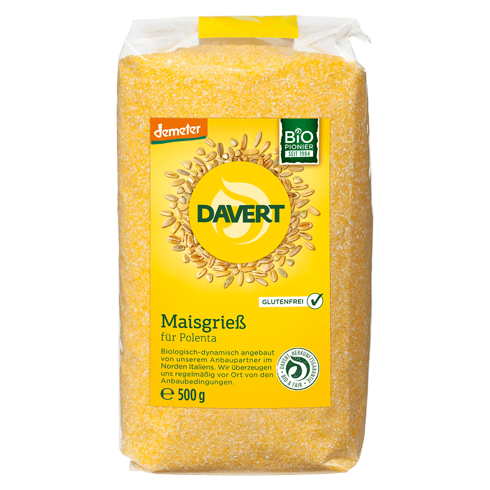 Bio Maisgrieß Polenta Bio Maisgrieß Polenta von Davert