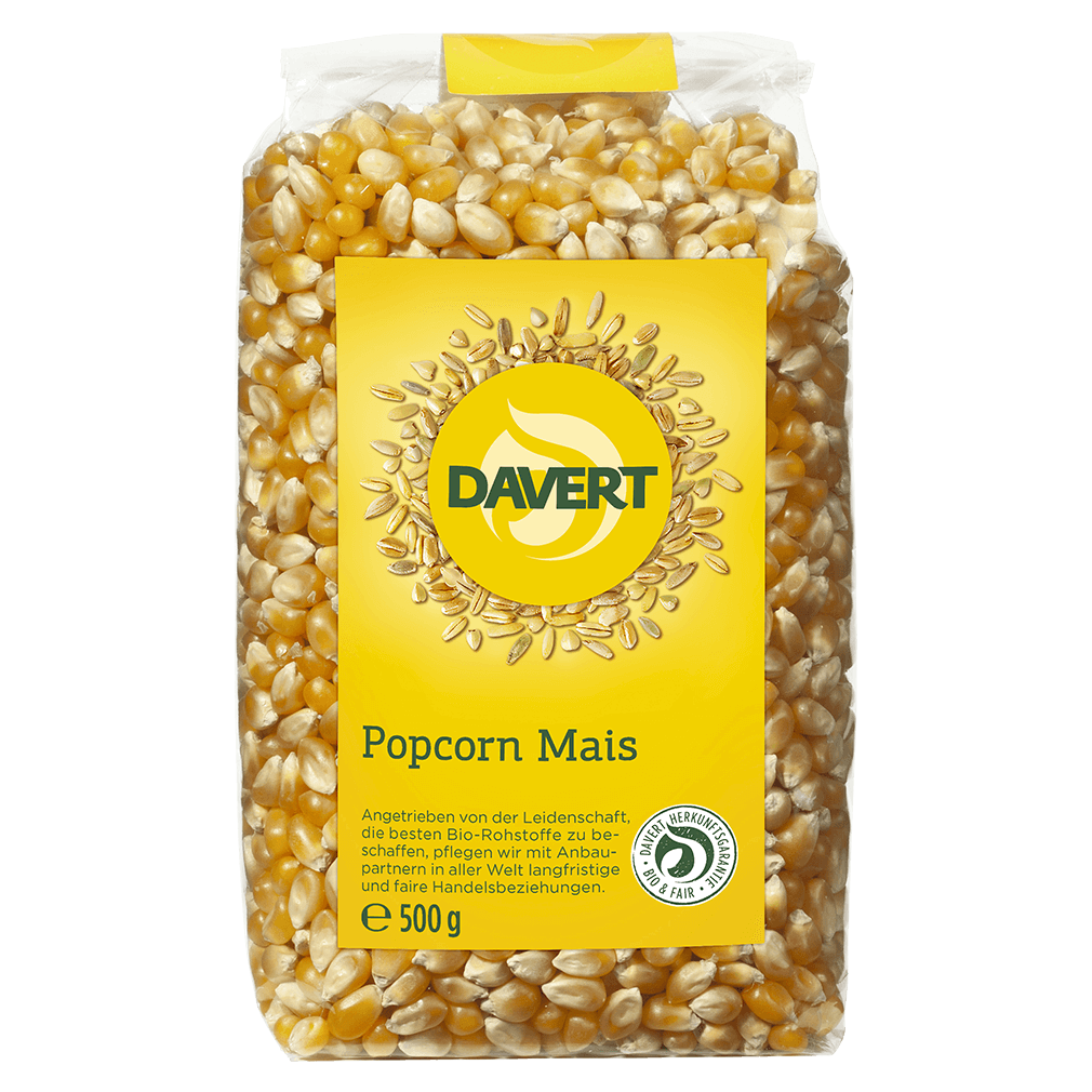 Bio Popcorn Mais 500g von Davert