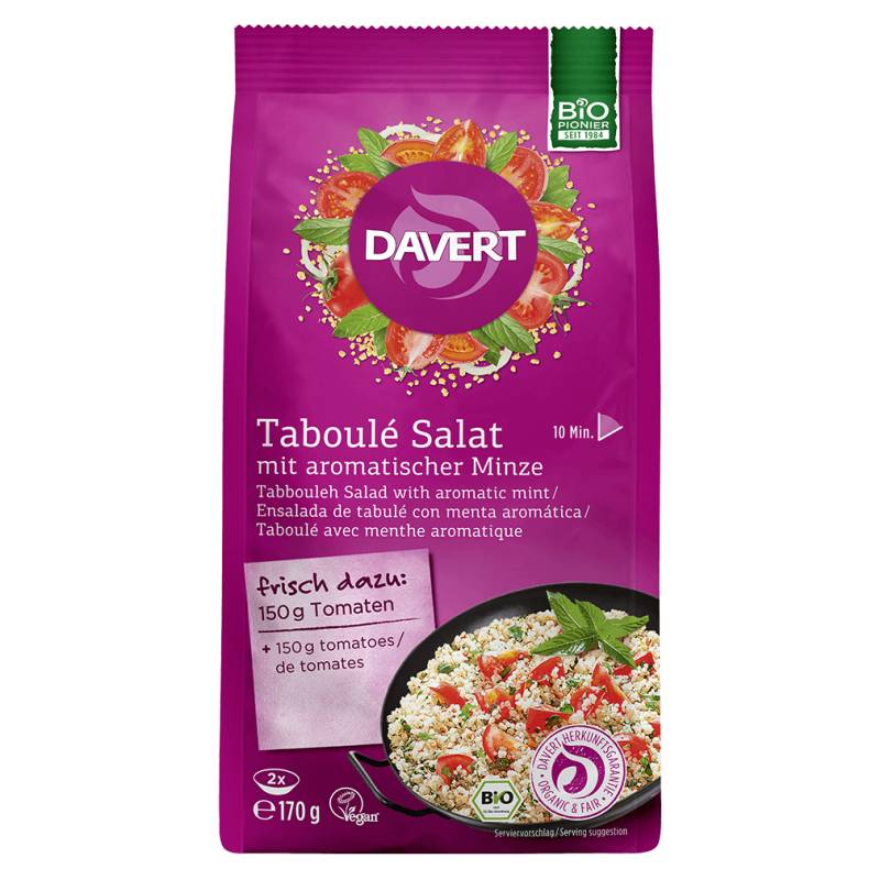 Bio Taboulé Salat mit aromatischer Minze von Davert